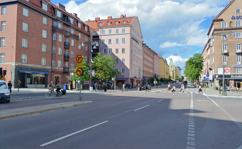 25 - The intersection of Sankt Eriksgatan and Sankt Eriksplan in the Vasastan district of Stockholm